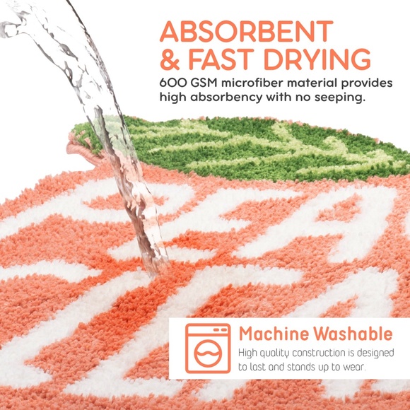 🍑 Peachy Clean Bath Mat 🍑 - Picture 5 of 8